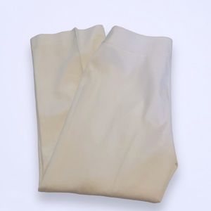 Illusion Ivory Wide Leg Ponte Pants SZ 6